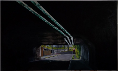 Tunnel 1, 2014, 140X200 cm